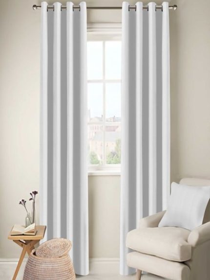 Mi Lady - Snow Plain Eyelet Curtain