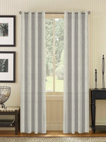 Mille Millions-duck Egg Embroidered Eyelet Curtain