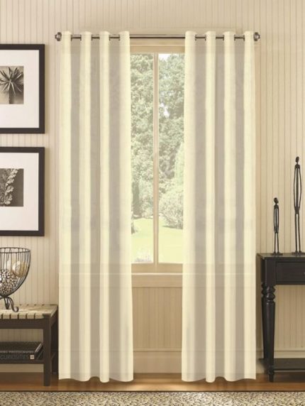Monza - Calico Sheer Eyelet Curtain